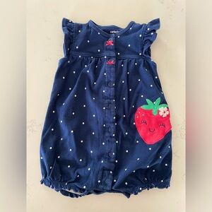 Carter’s Strawberry Baby Girl Romper
